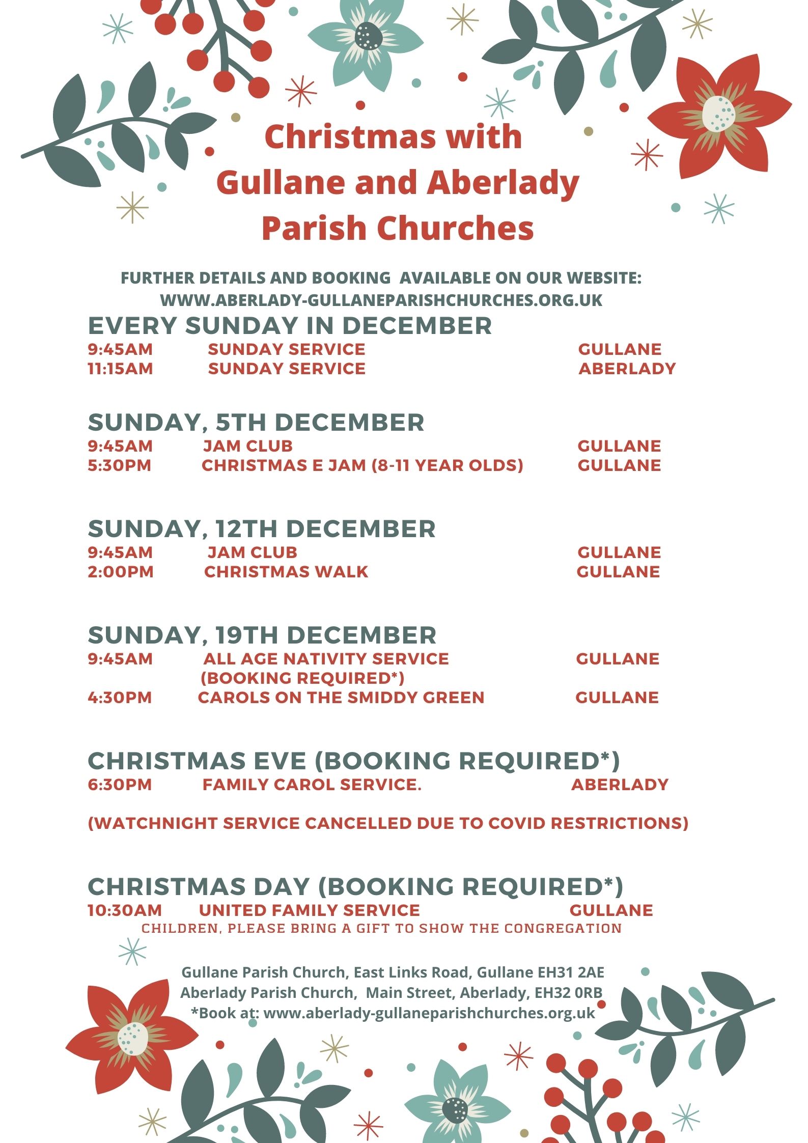 Christmas with Gullane and Aberlady Parish Churches